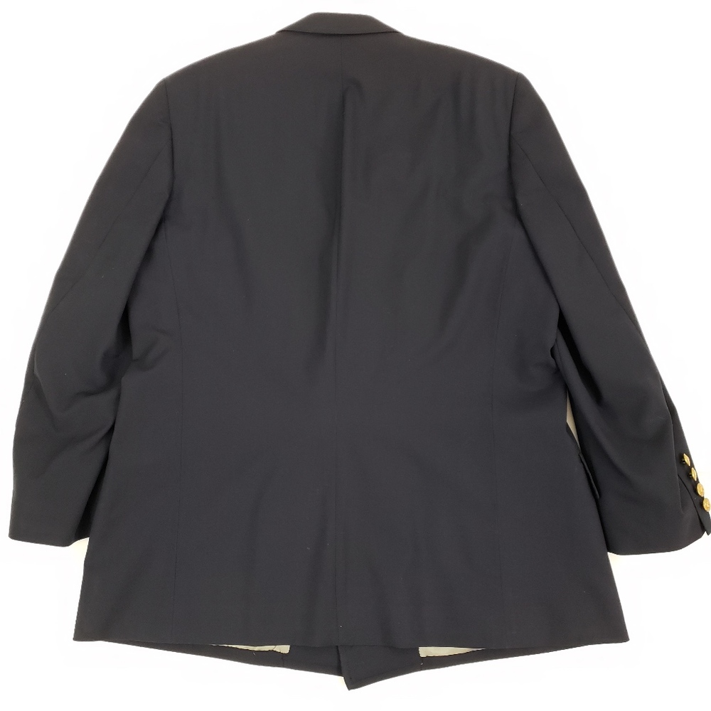 [Chaps RL] Men's VTG Navy Double Breasted Blazer - Picture 2 of 8